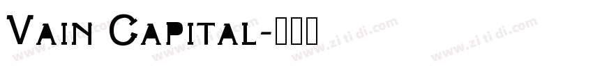 Vain Capital字体转换